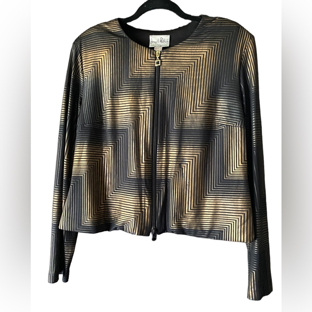 Joseph Ribkoff metallic jacket 12